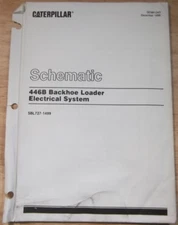 CATERPILLAR 446B BACKHOE LOADER ELECTRICAL SYSTEM SCHEMATIC