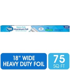 Heavy Duty Aluminum Foil, 75 Sq ft