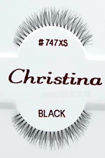 Christina #747XS 6,12 Pairs 100% Human Hair False Eyelashes 