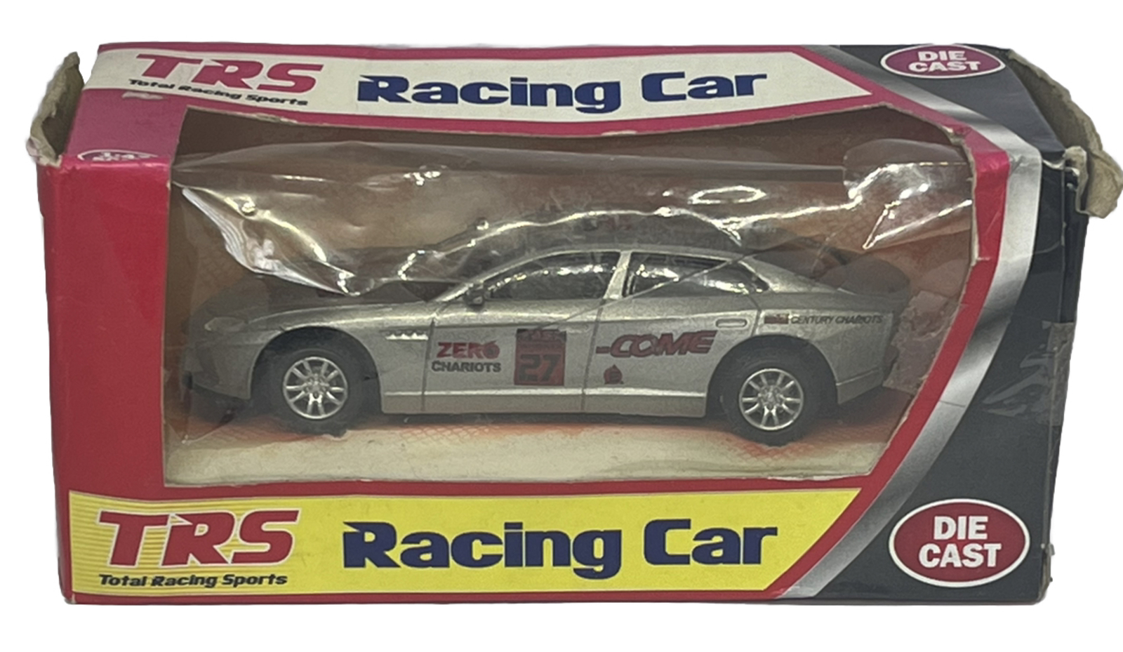 TRS RACING CAR DIE CAST 1:43 SCALE BRAND NEW ( PACKAGING DAMAGED )