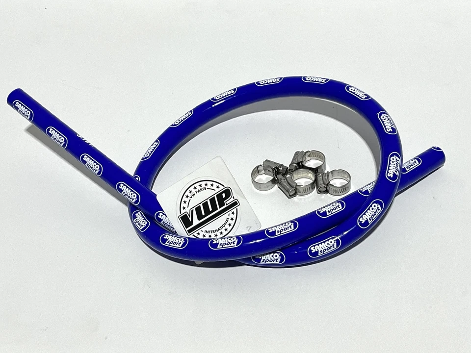 Samco Sport Silicone Fuel Hoses Kit Blue for VW Golf MK2 G60 MK3 VR6 MK4 MK5 R32 - Image 3 of 4