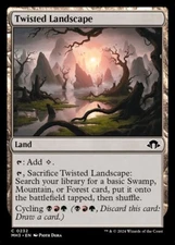 (x4) Twisted Landscape 0232 Playset Common Modern Horizons 3 MTG Near Mint