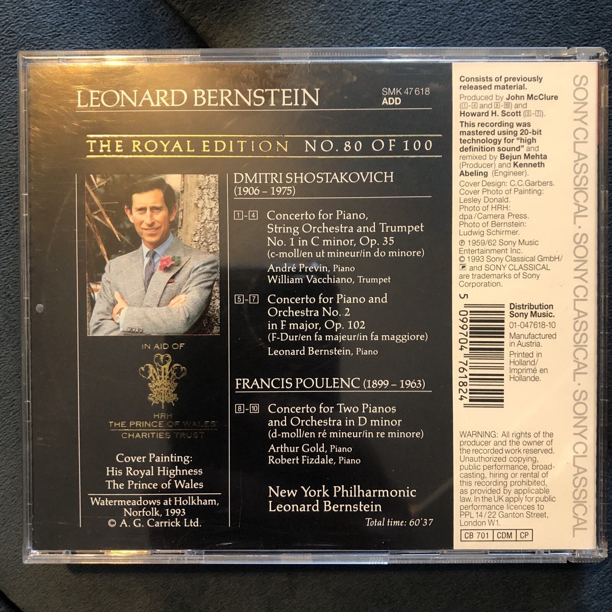 Piano Concertos by Shostakovich & Poulenc - Leonard