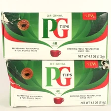 Original PG Tips Black Tea 40 Tea Bags 4.1 oz 07/2026