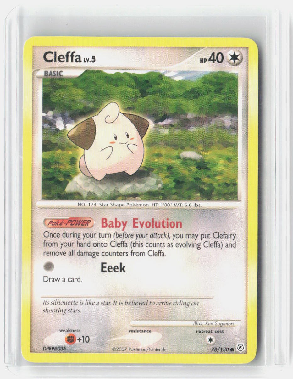 Cleffa 78/130 Common Diamond & Pearl Pokemon Lightly Played