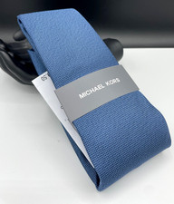 MICHAEL KORS Men's Silk Blend Tie  Indigo  Gordes Micro  NEW MSRP: 69.50