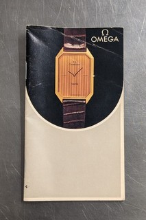 Omega Watch Brochure / 1970s / OM 72 700M / O 1 to O 61 / NO RESERVE