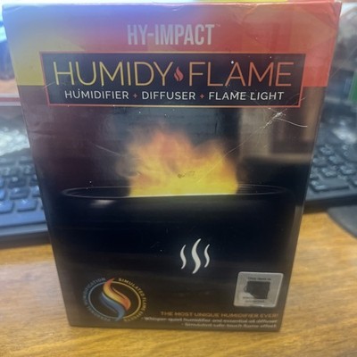 Hy-Impact Humidy Flame - Humidifier, Essential Oil Diffuser & Flame Light *NEW*