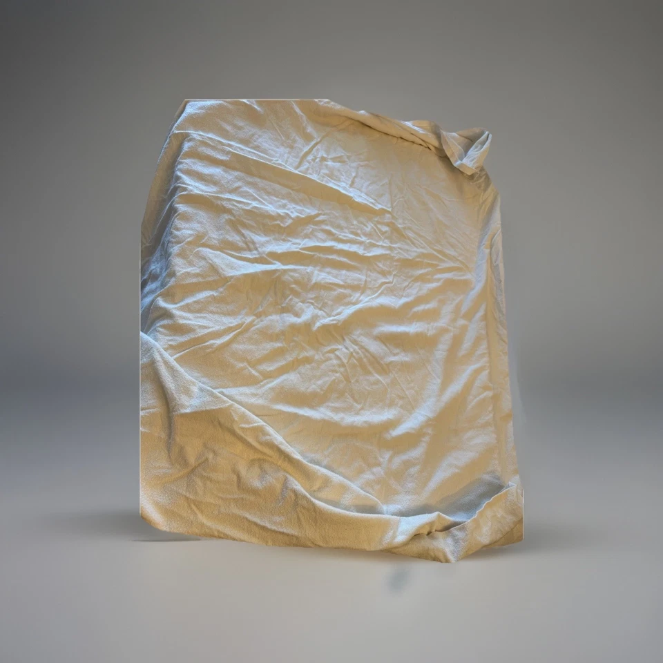 Sábanas planas y ajustables dobles de franela de algodón JC Penny Foto 3 de 4