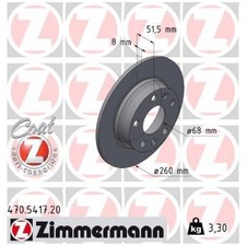 2x Bremsscheibe hinten für Renault Captur 2 HF Megane 4 | 26216391