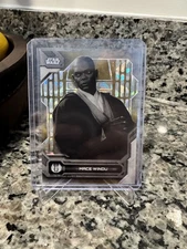 2024 Topps Star Wars High Tek Mace Windu Gold /50 BW-MW Black & White 