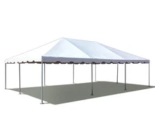 Commercial Frame Tent 20x30 White PVC Vinyl Canopy Waterproof Event Party Gazebo