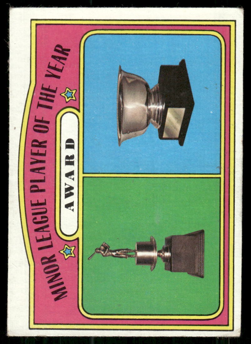 Minor League Player of the Year #624 Baseball Cards 1972 Topps trading card — raw and PSA graded price guide