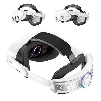 VR Head Strap for Meta/Oculus Quest 3/3S: Adjustable Quest 3/3S Elite Comfort