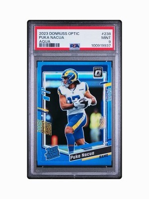 2023 PUKA NACUA Panini Donruss Optic - Rated Rookie #238 AQUA PRIZM /299 (RC)