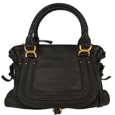 Chloe Black Marcie 2way Handbag 041156-27 125870