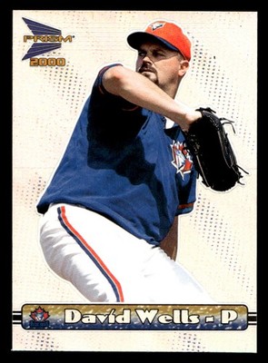 2000 - David Wells Baseball card Toronto Blue Jays Raw Trading Card