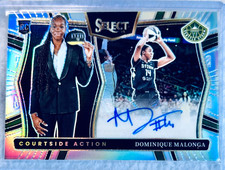 2025 WNBA Select Signature Courtside Action 🏀 DOMINIQUE MALONGA CAS-DM AUTO 🔥