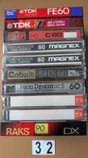 10 x neu Audiokassetten, Tapes, Compact Cassettes: RAKS, Magna, Magnex, TDK