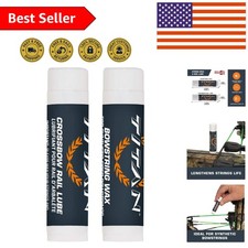 Titan String Wax & Rail Lube Combo, Confezione da 2 - Essenziale per gli appassionati di tiro con l'arco