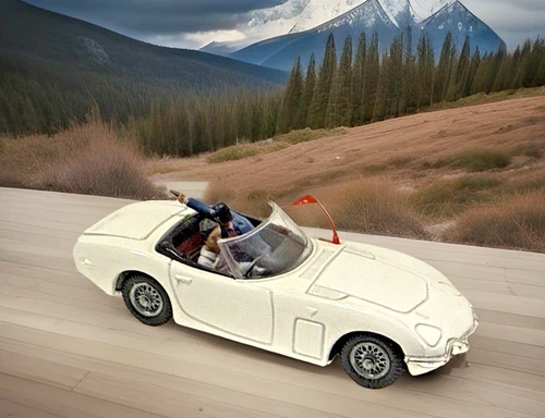 1967 Vintage Corgi #336 - James Bond Toyota 200OGT -  Excellent!