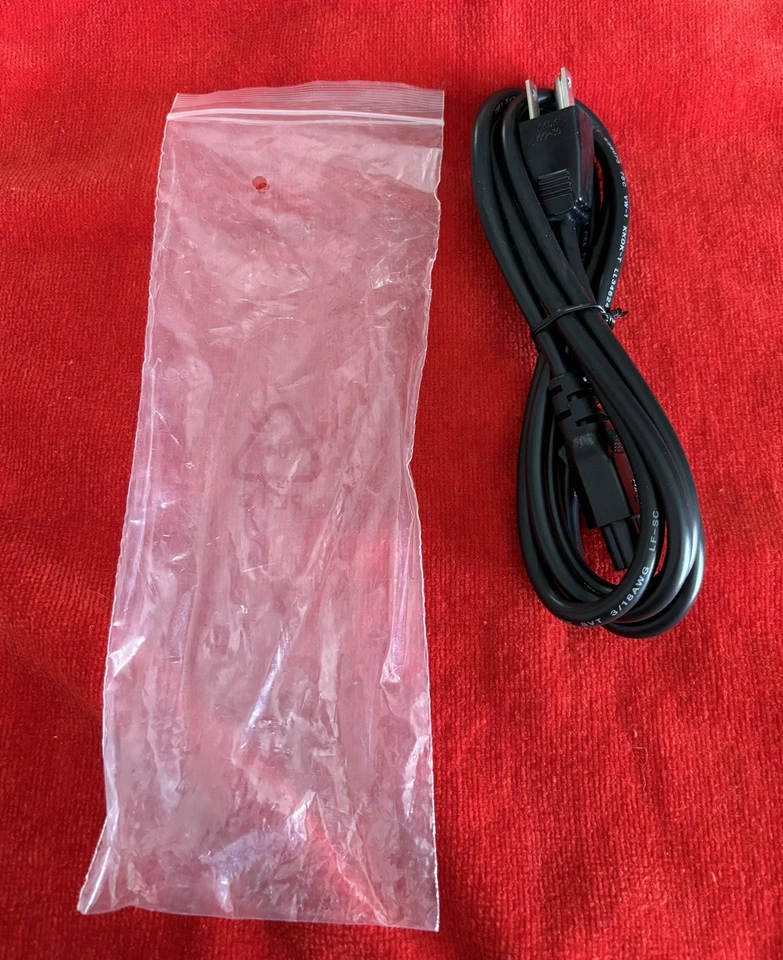 3 Prong A/C Power Cord Plug Standard Computer Monitor Desktop Printer Tv New - Image 2 of 4