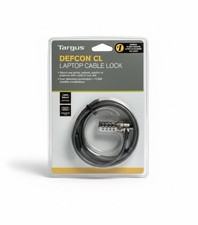 Targus Defcon CL Laptop Cable Combination Lock Netbook Compatible NEW