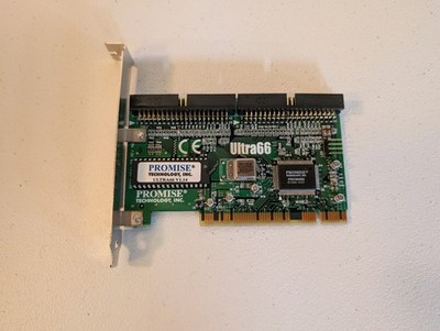 Promise Technology, Inc Ultra66 V1.14 IDE Controller Card & 2 IDE Cables
