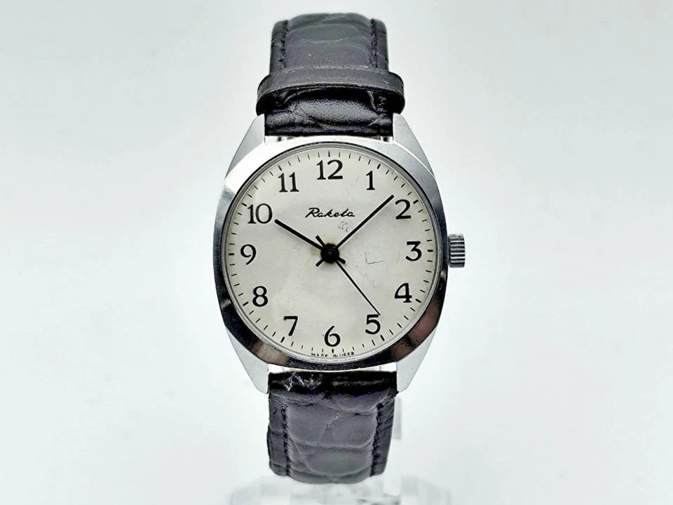 Reloj Pulsera Mecánico Raketa 2609 Soviético Vintage Reloj Reparado URSS Foto 2 de 4