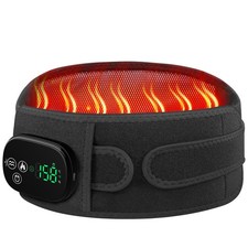 VIYACHY Heating Pad with Massager for Back Comfort, Cordless Lower Back Massa...