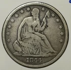 1844-O 50c Seated Liberty Half Dollar ** HH2588 ** Great Starter