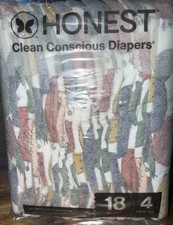 Honest Diapers Size 4 Cactus 18 Ct Of 22-37 Lbs