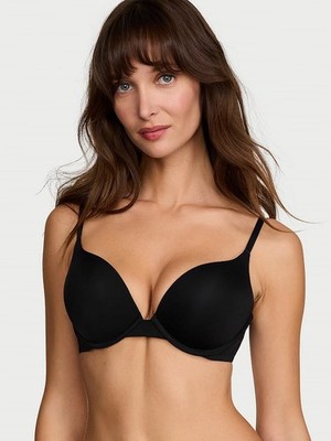Victoria's Secret Bombshell Add-2-Cups Smooth Push-Up Bra,Smooth | Black (NEW)