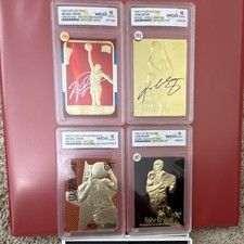Jordan Bryant Rookie Lot – 23KT Gold Fleer Ultra SkyBox EX-2000 Bulls Lakers RC