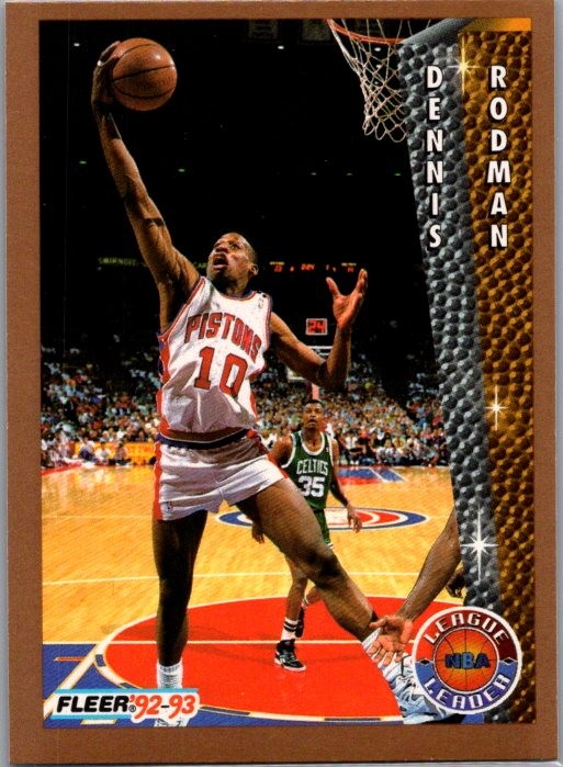 Dennis Rodman #239 Basketball Cards 1992 Fleer trading card — raw and PSA graded price guide