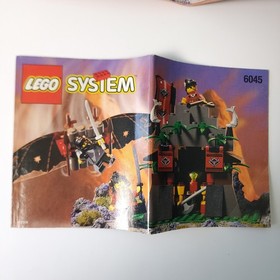 Lot of 2 Lego Ninja System Instruction Manual 6045 6088 Manuals Only