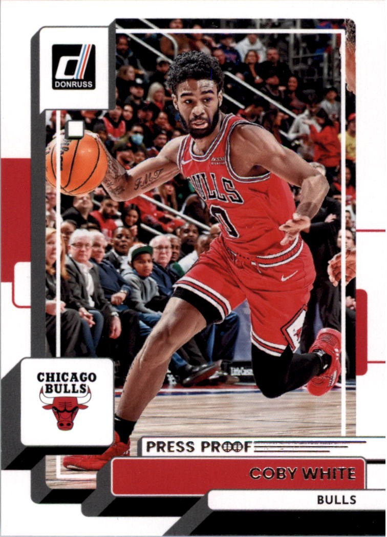 2022-23 Donruss Press Proof Silver #33 Coby White - BSK