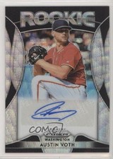 2019 Panini Prizm Rookie Auto Blue Wave Prizm 30/60 Austin Voth #RA-AV Auto 1u0