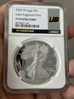 2025 W $1 American Silver Eagle Proof Laser Beam Privy NGC PF70 Ultra Cameo