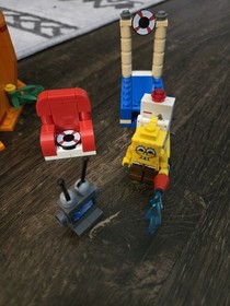 2009 LEGO SPONGEBOB SQUAREPANTS GOOD NEIGHBORS BIKINI BOTTOM 3834 100% COMPLETE!