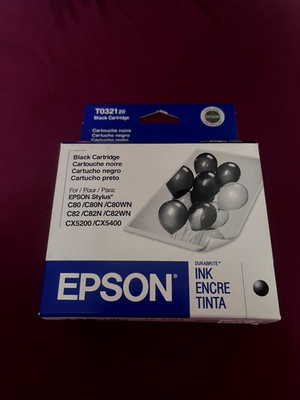 epson t0321black cartridge for Epson stylus C80/C80N EXPIRED (11/23)