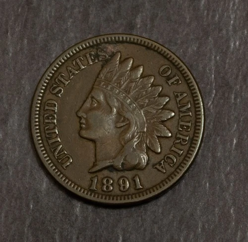 1881  Indian  Cent VF  Lot 4648