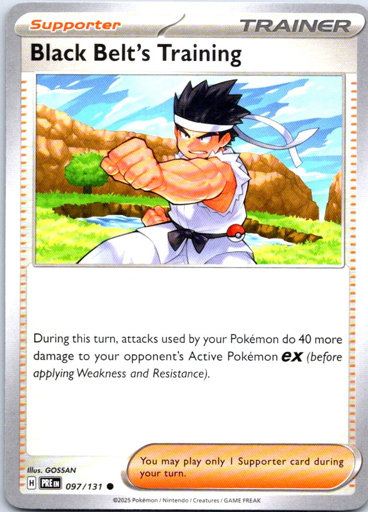 Black Belt's Training - Common SV: Prismatic Evolutions 097/131 NM