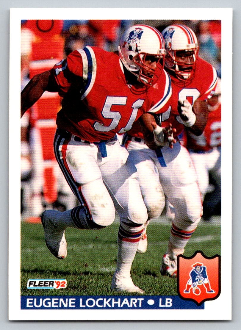 1992 Fleer #263 Eugene Lockhart New England Patriots