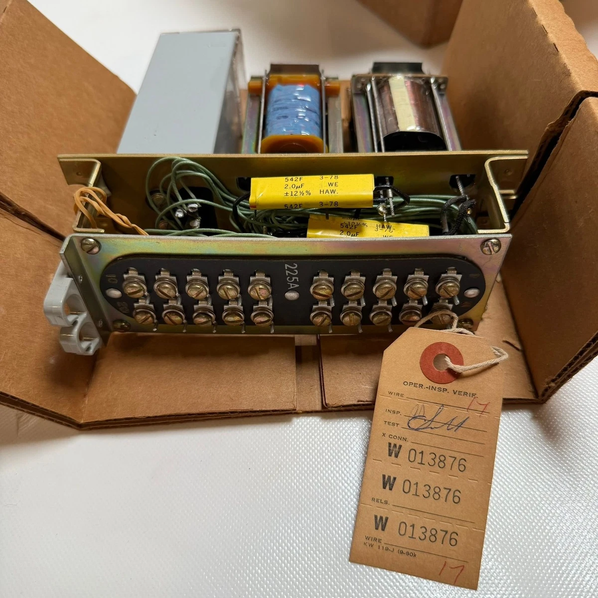 Relais Télégraphique Ancien Western Electric Model 22A 100 Ohms - Vintage USA