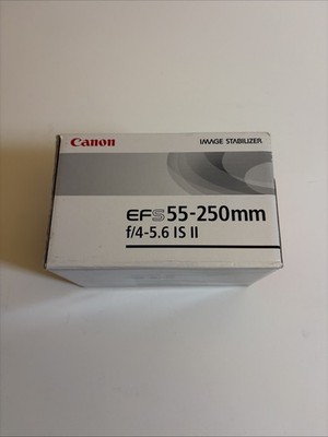 Canon EF-S 55-250mm f/4-5.6 IS II Zoom Lens Image Stabilization for Canon EF-S