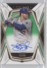 2019 Topps Five Star Auto Green 11/15 Justin Smoak #FSA-JSM Auto 6fs