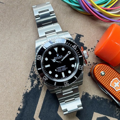 2018 Rolex Submariner No Date 114060 Black Dial