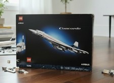 Lego Icons Concorde Airbus 10318 Open Box Sealed Bags Complete 2083 Pcs
