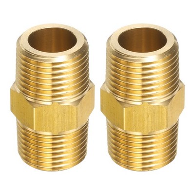 Für 2 Stück Messing Fitting 3/8\'' NPT Innensechskant